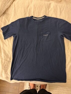 Patagonia Men’s Dark Blue Pocket Tee